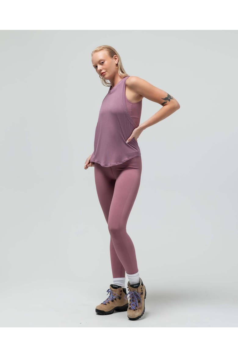 The Loose Racerback Tank Top, Alternate, color, MAUVE
