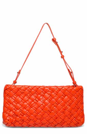 Walter Baker Whitley Woven Leather Clutch