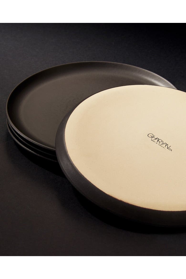 Minimalist Dinnerware Set, Alternate, color, Black