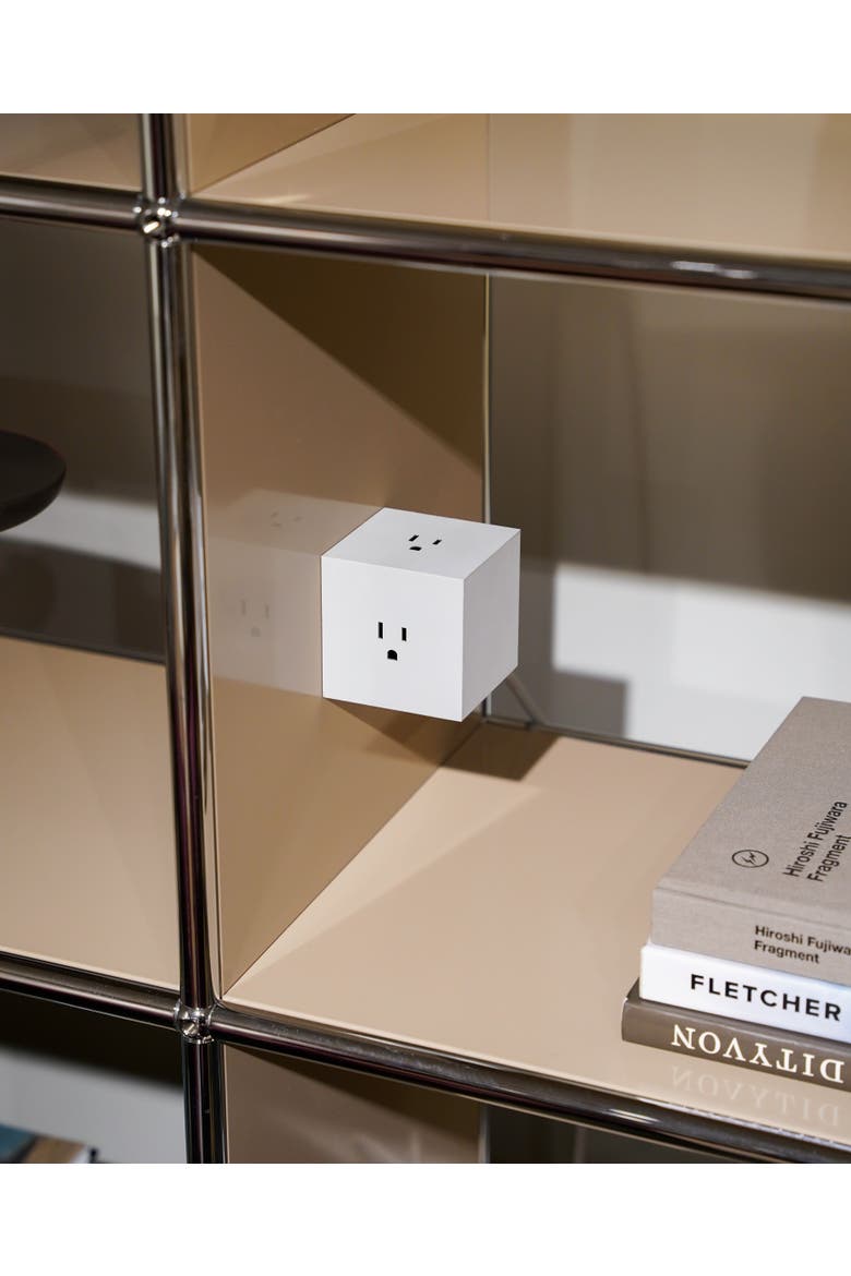 Square 1 with 30W Dual USBC & Magnetic base, Alternate, color, Opal white