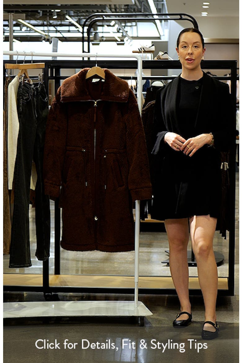 Bennet Long Faux Shearling Coat video
