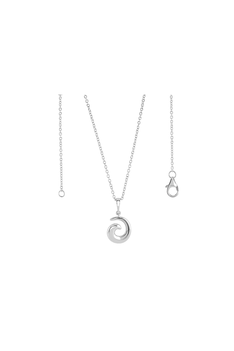 Element Swirl Pendant, Main, color, Sterling Silver