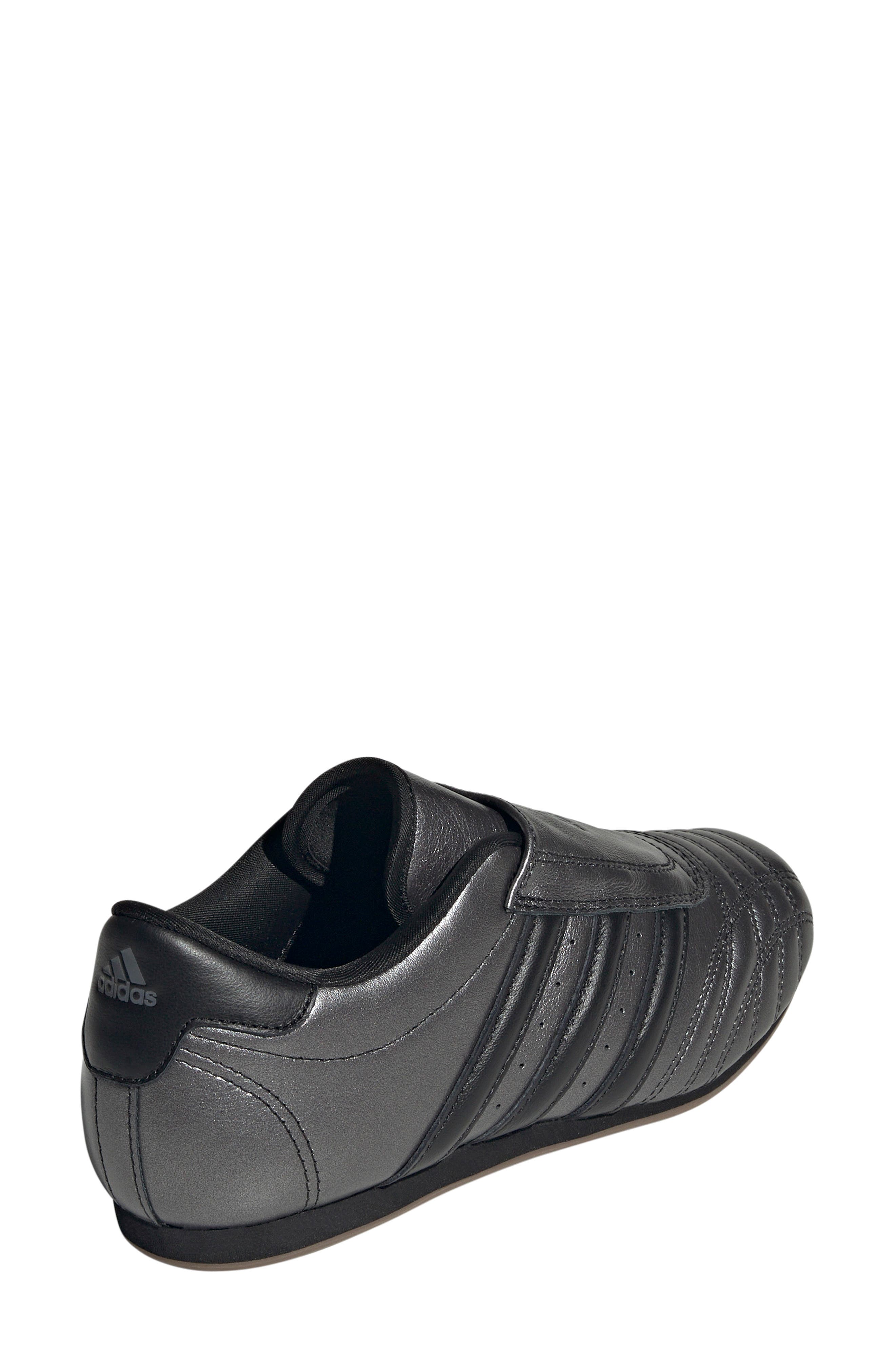 adidas Taekwondo Shoe, Alternate, color, Black/ Grey/ Black