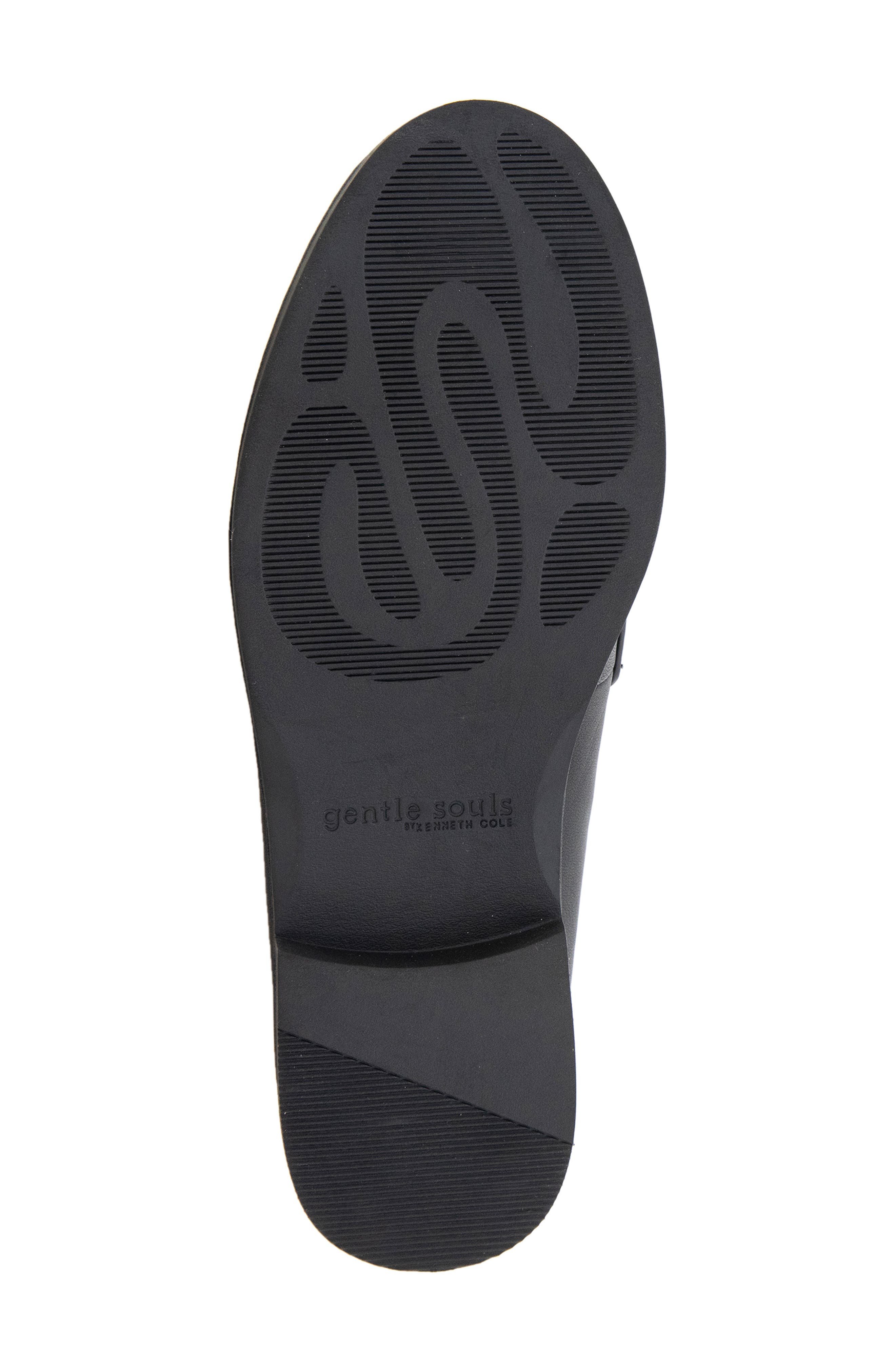 Gentle Souls Cydney Tassel Kiltie Penny Loafer, Alternate, color, Black Leather