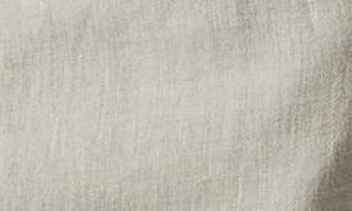 & Other Stories Pressed Crease Wide Leg Linen Trousers In White Dusty Light