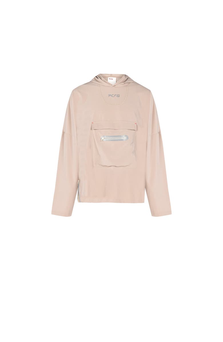 PCFG Free Heaven Active Men Hoodie, Alternate, color, Beige