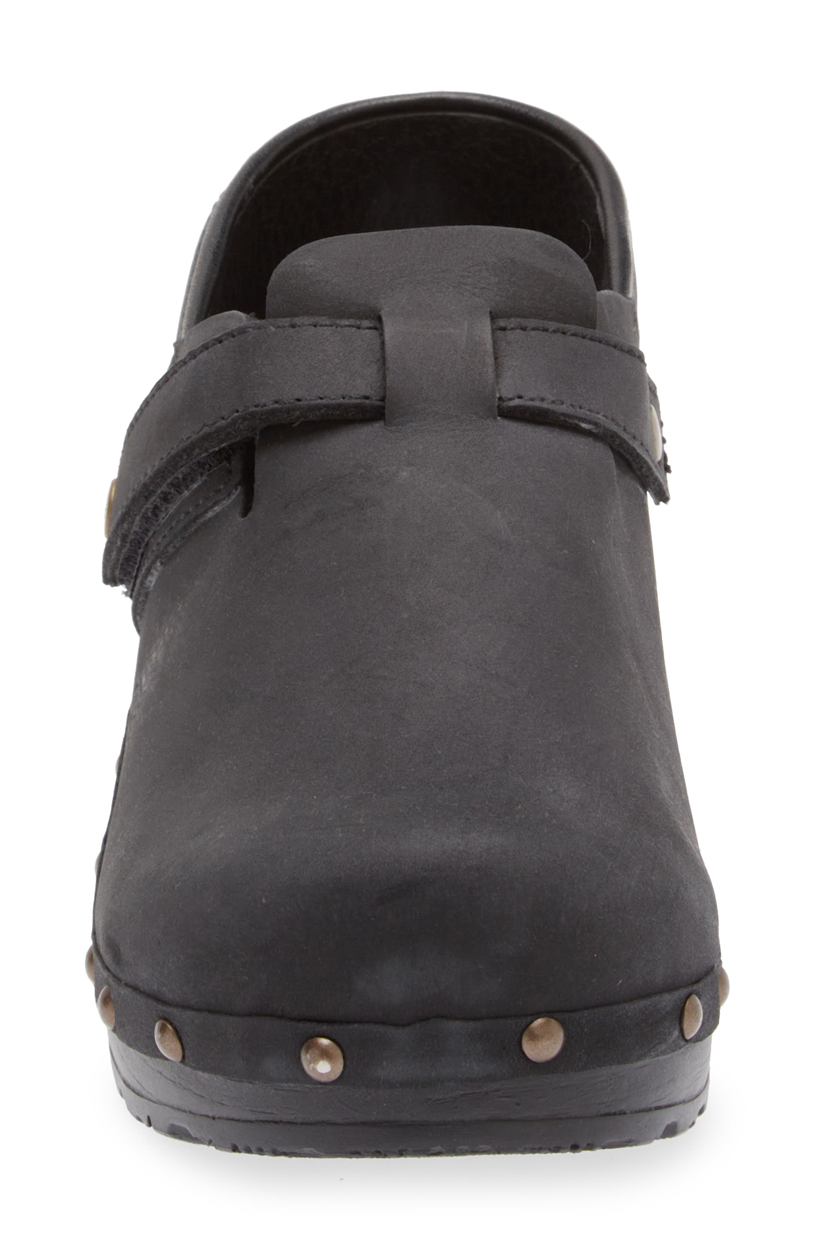 Sanita Ramone Floral Print Clog, Alternate, color, Black