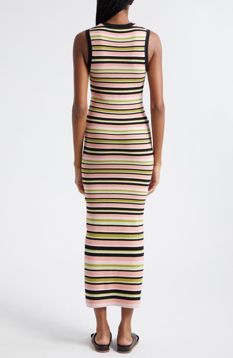 ATM Anthony Thomas Melillo Stripe Rib Tank Dress, Alternate, color,