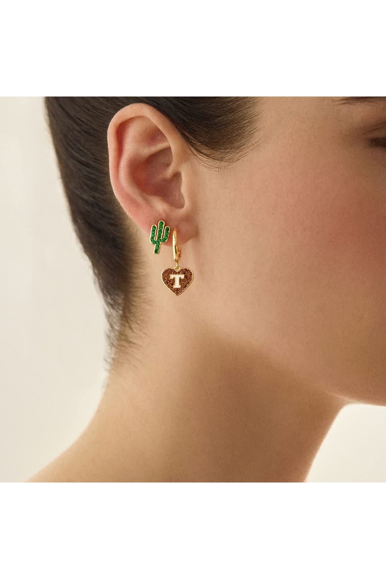 Texas Longhorns Earring Set, Alternate, color, Gold