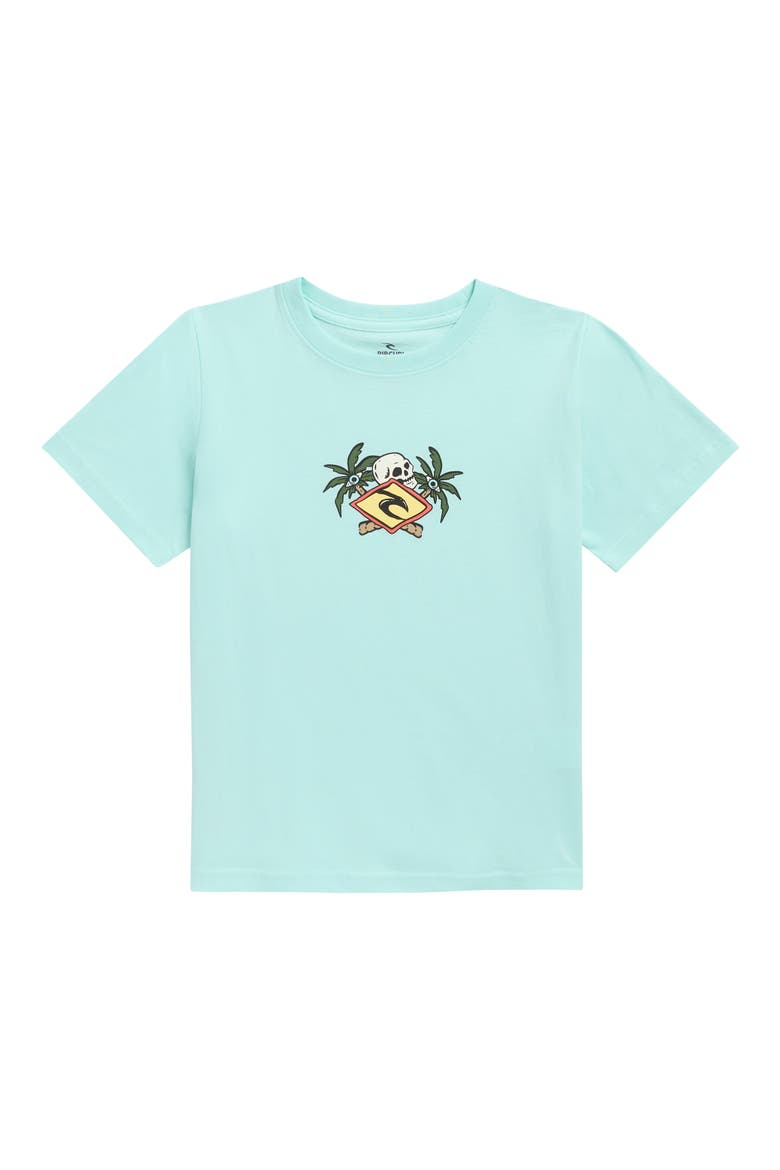 Kids' Sunset Sesh Graphic T-Shirt, Main, color, LIGHT AQUA