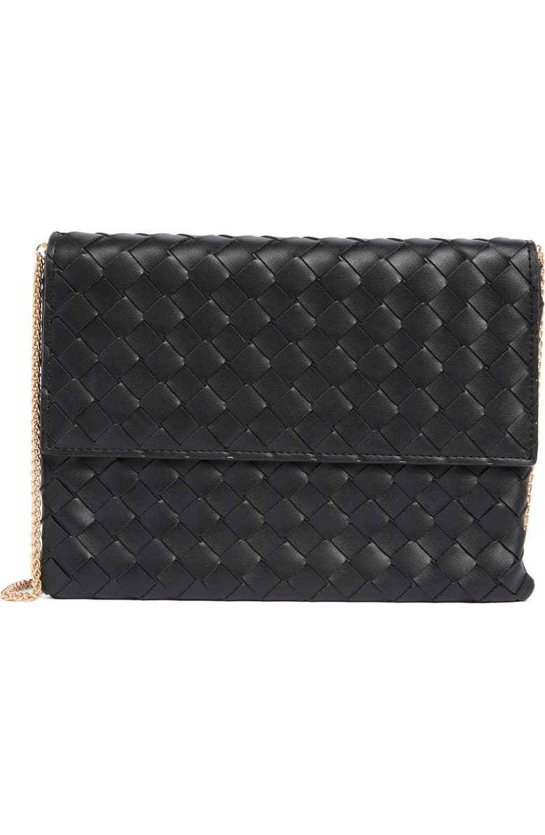 URBAN EXPRESSIONS HANDBAGS Woven Crossbody Bag, Main, color,