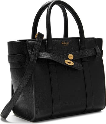 Mulberry Mini Zipped Bayswater Leather Tote | Nordstrom
