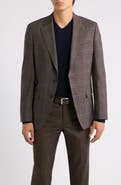 BOSS Hutson Plaid Wool Blend Sport Coat