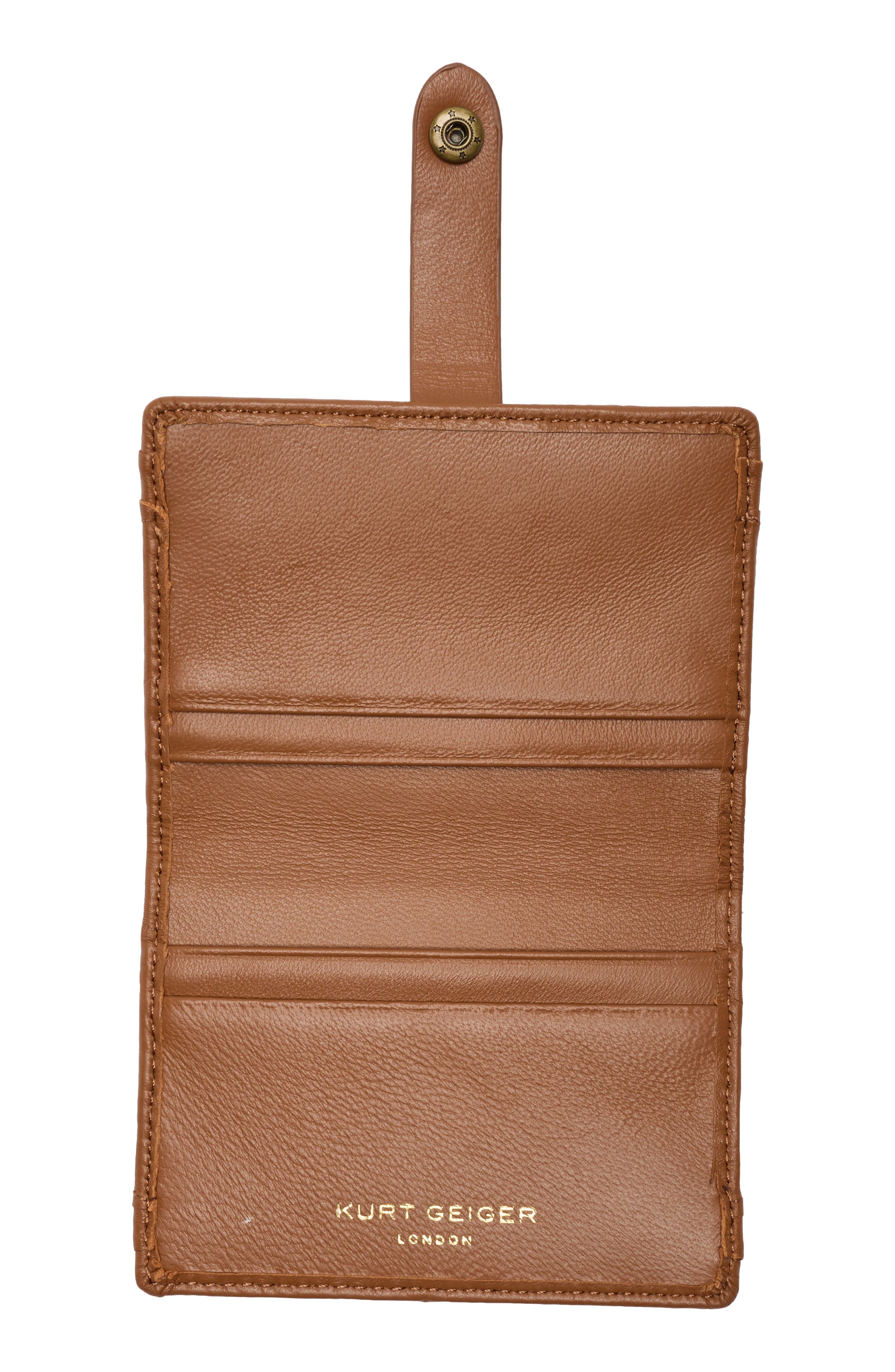 Kurt Geiger London Kensington Clutch, Alternate, color, Brown