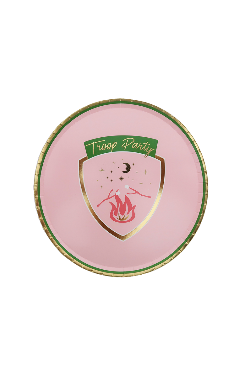 Jollity & Co. Camp Bachelorette Troop Party Dessert Plates, Main, color, Assorted Pre-Pack