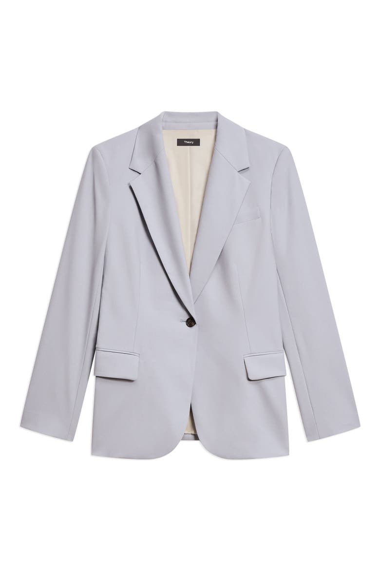Lynnia Stretch Wool Blazer, Alternate, color, HARBOR BLUE