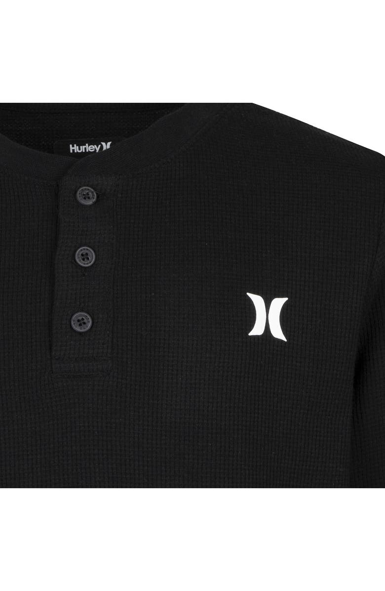 Hurley Kids' Thermal Long Sleeve Henley, Alternate, color, 