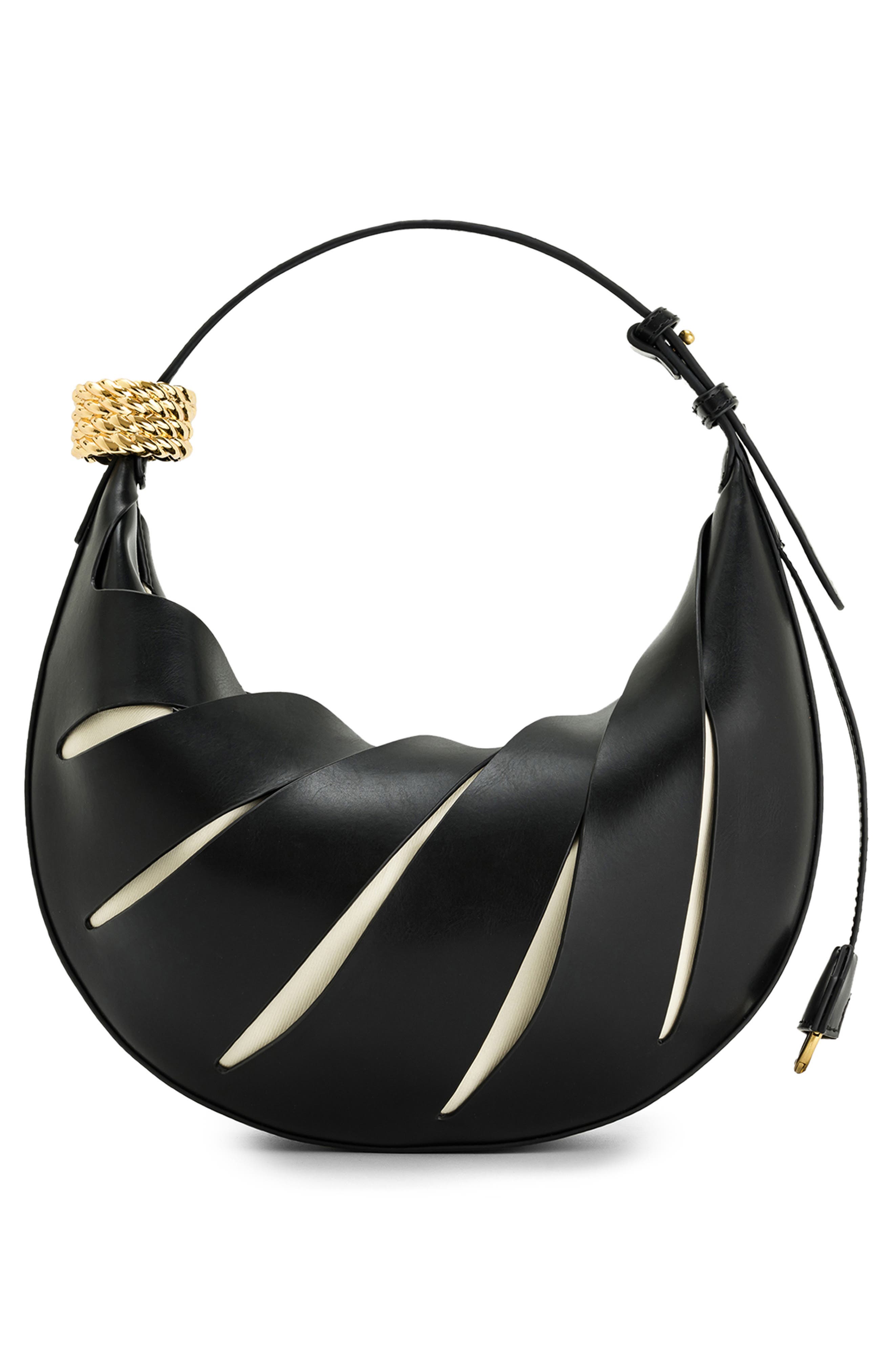 JW PEI Jana Hollow Out Faux Leather Shoulder Bag, Alternate, color, 