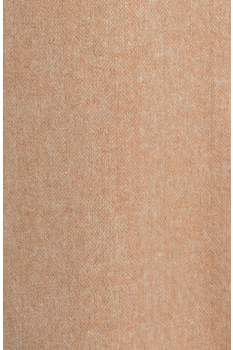 Herringbone Long Wrap Coat, Alternate, color, OAT- CREAM HERRINGBONE