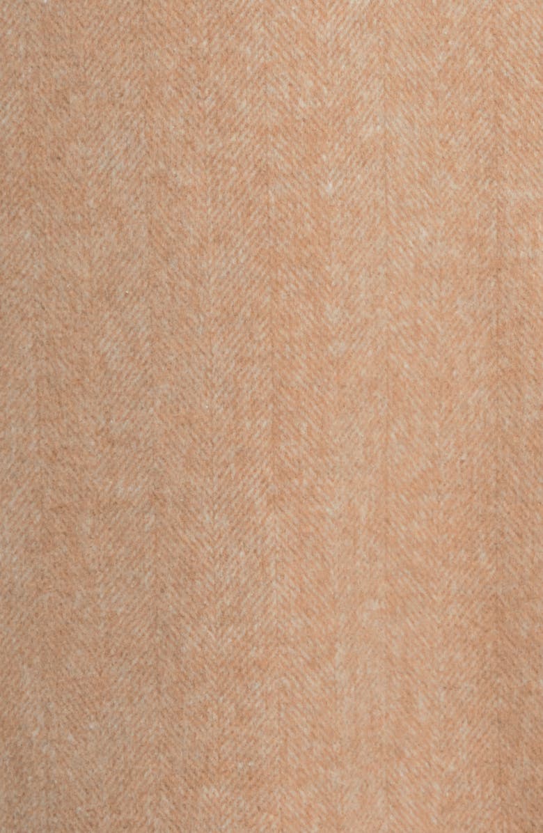 Rachel Parcell Herringbone Long Wrap Coat, Alternate, color, 