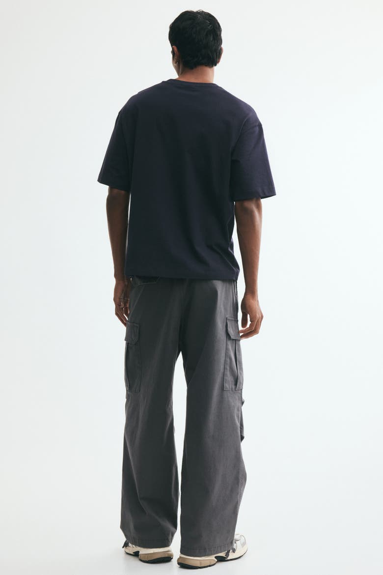 Loose-fit Cargo Pants, Alternate, color, Dark gray