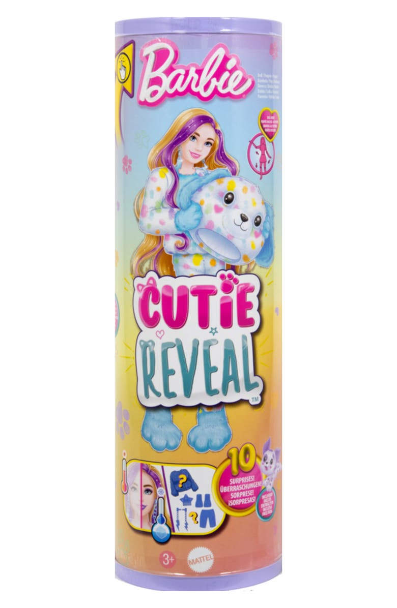 Barbie <sup>®</sup> Cutie Reveal<sup>™</sup> Dalmation Doll with 10 Surprises, Alternate, color,