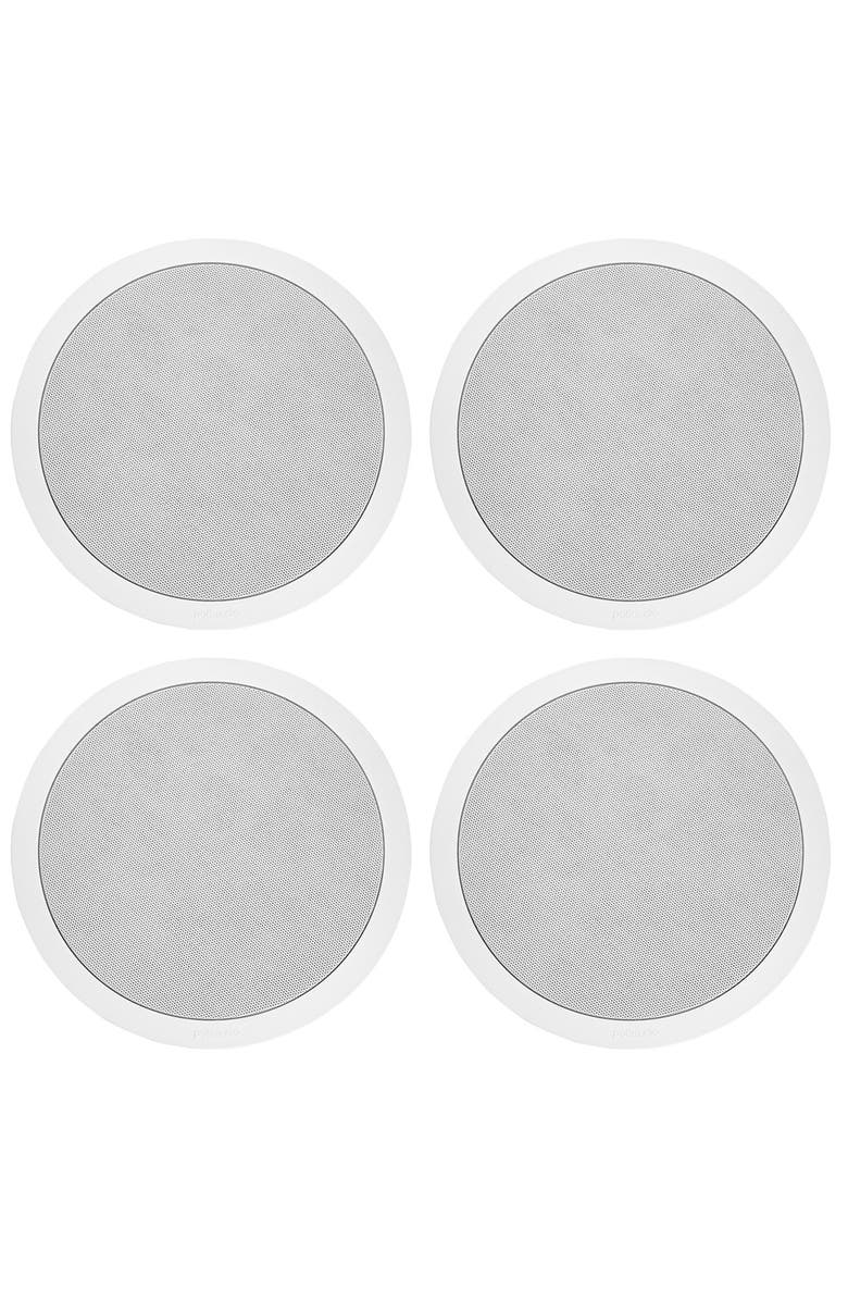 Polk Audio MC 80 8" In Ceiling Speakers - 4 Pack, Main, color, White