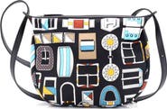 Pre-Owned Hermes Sursoie To Go Pouch Printed Silk and Leather