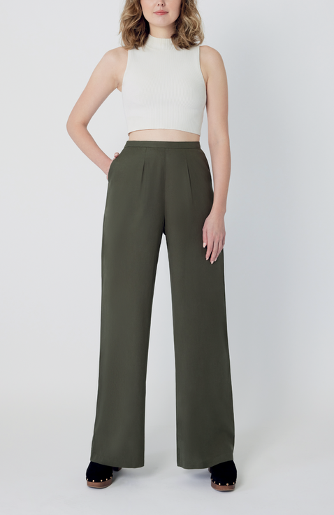 The Tall Wide Leg Pant For Full Hips