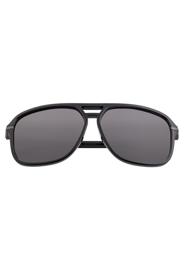 Reed Polarized Sunglasses, Alternate, color, Black/Black