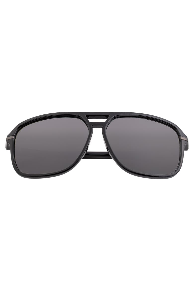 SIMPLIFY Reed Polarized Sunglasses, Alternate, color, Black/Black