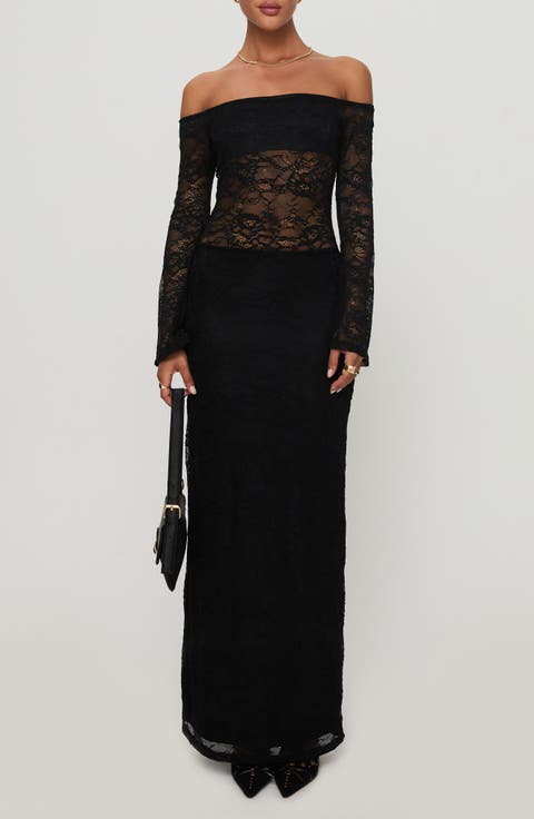 Pinot Grigio Lace Off the Shoulder Top