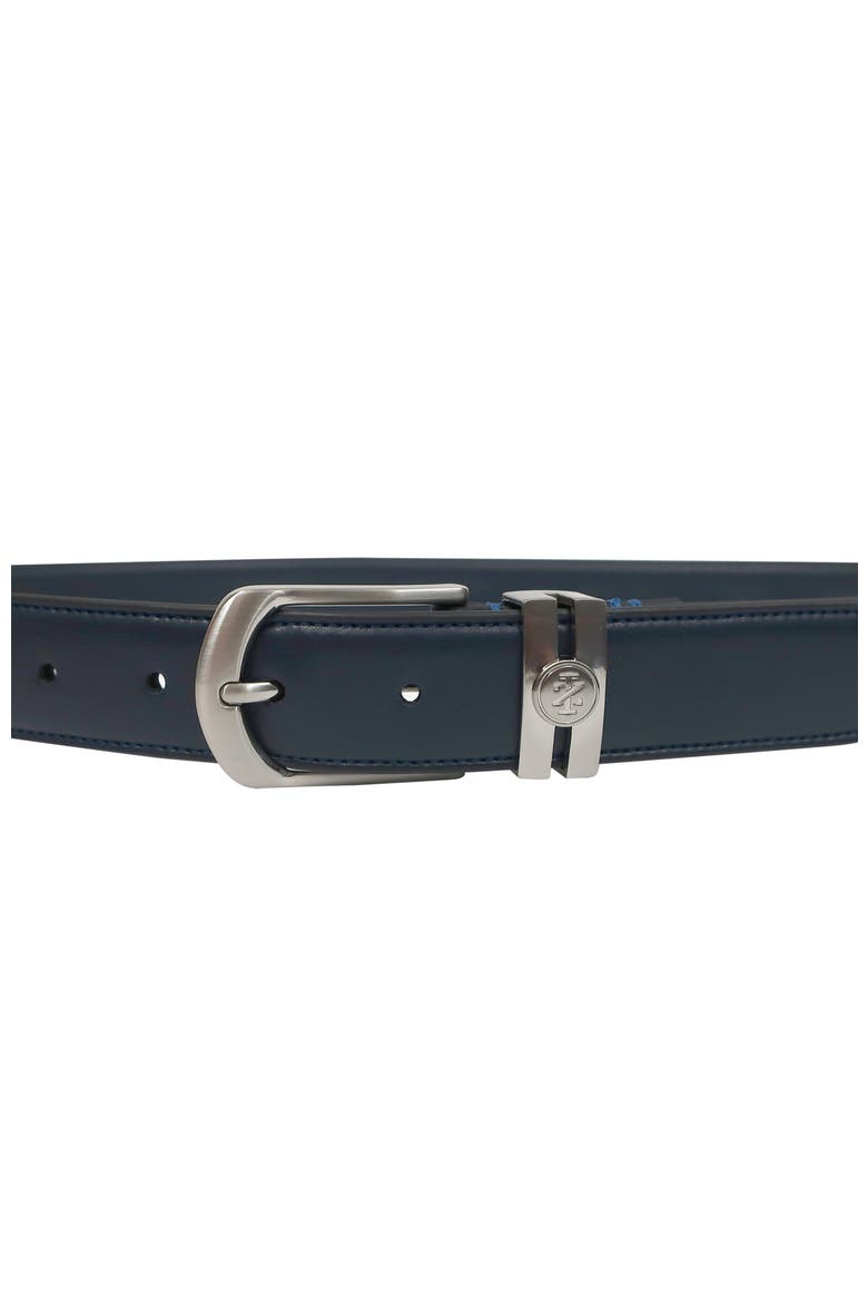 Golf Stretch Comfort Leather Belt Metal Keeper, Alternate, color, Navy
