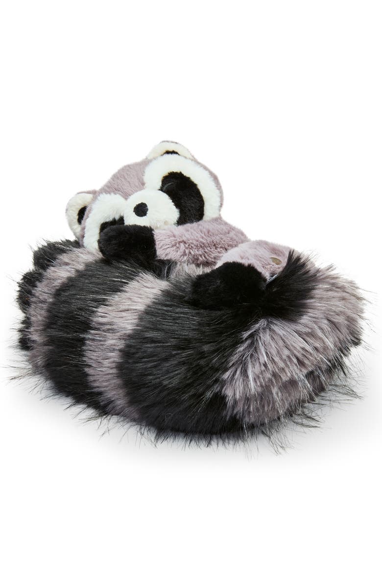 FAO Schwarz Raccoon Plush Toy, Main, color, Light/ Pastel Grey