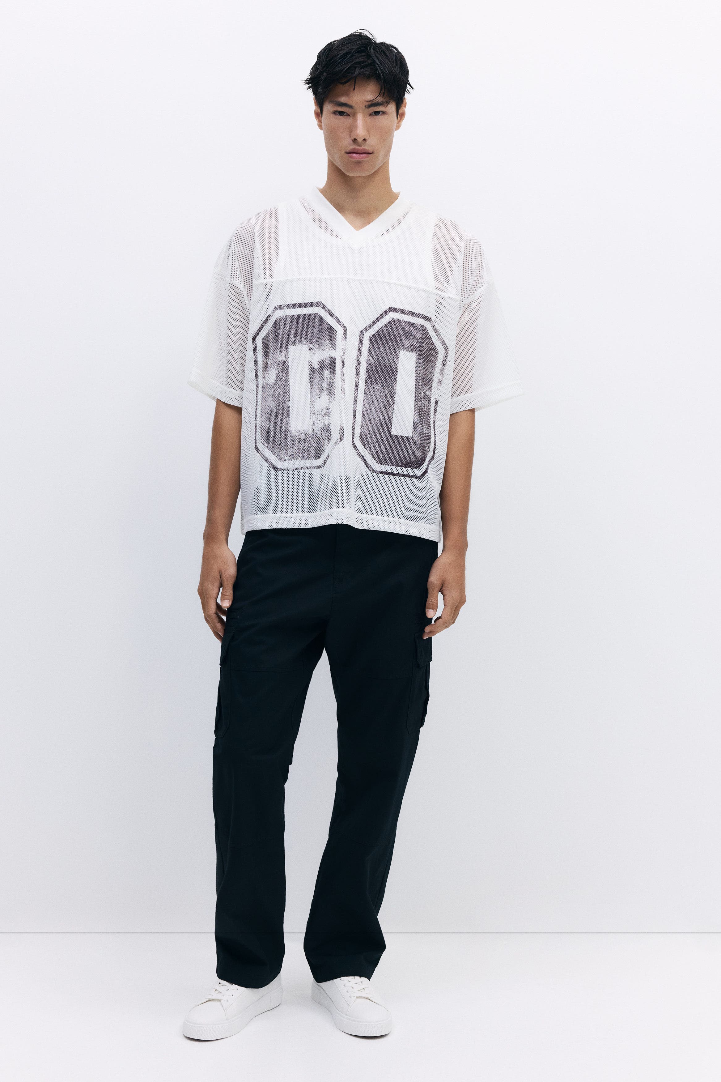 Regular Fit Twill Cargo Trousers - image 2
