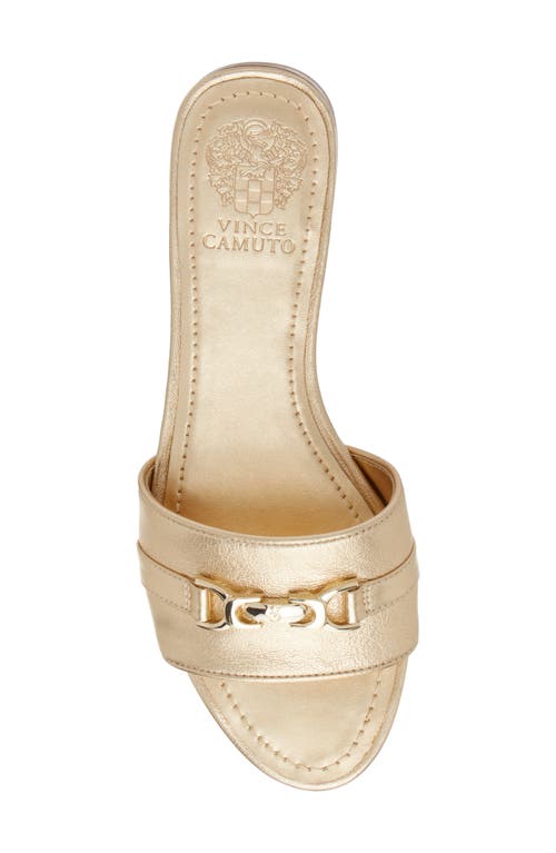 Vince Camuto Maxine Slide Sandal In Egyptian Gold