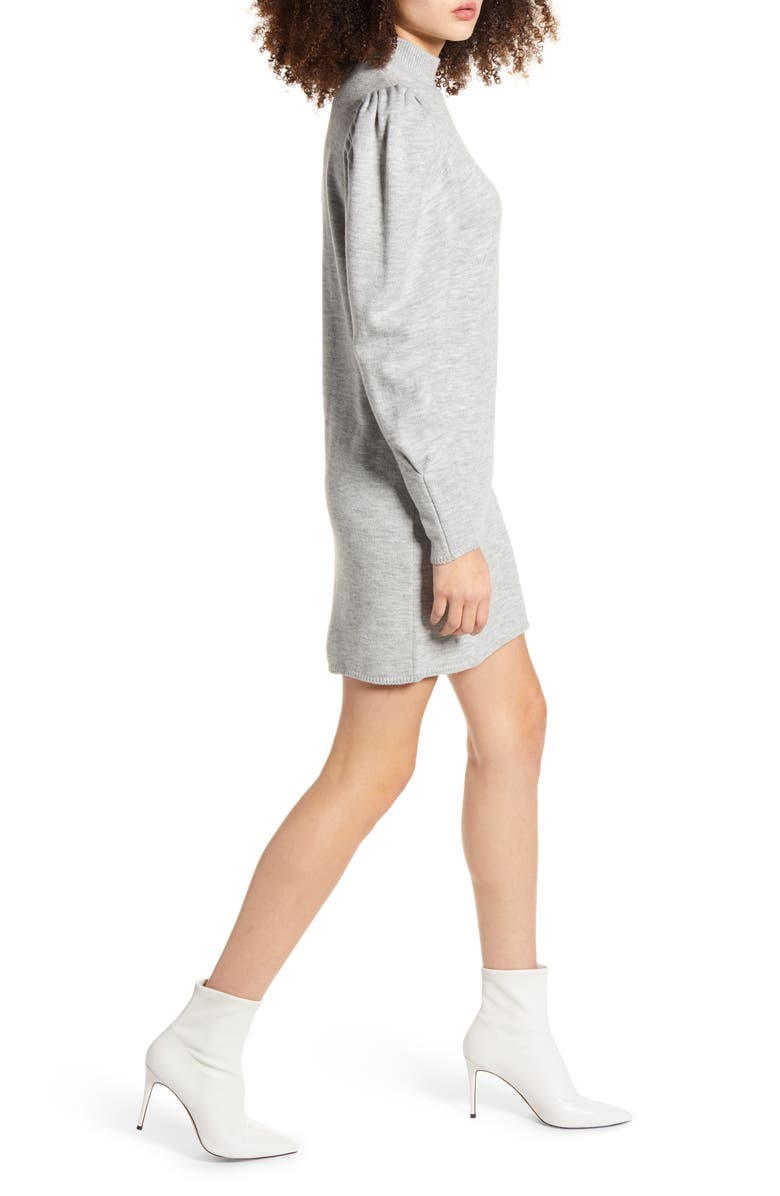 WAYF Lola Long Sleeve Sweater Dress, Alternate, color,