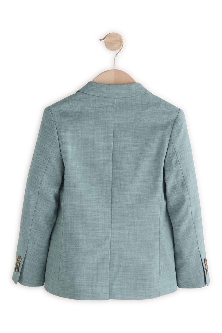Kids' Skinny Fit Textured Green Sport Coat, Alternate, color, GREEN