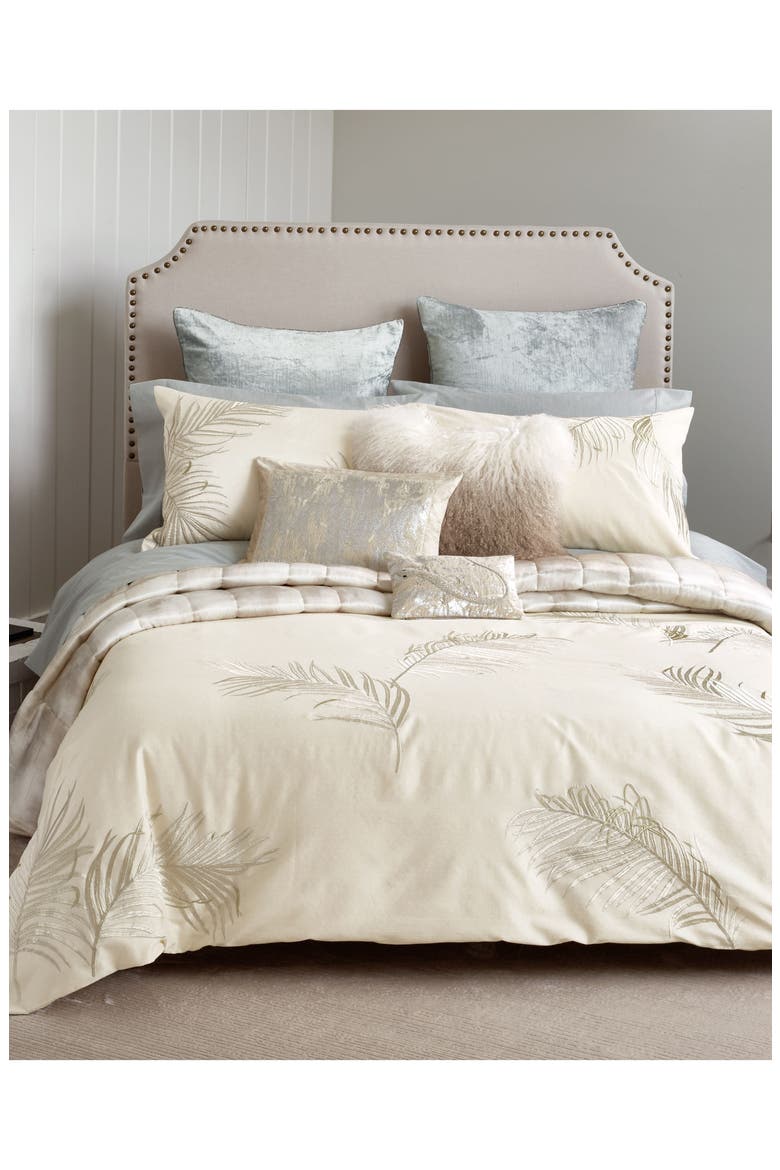Palm Duvet Cover, Main, color, IVORY