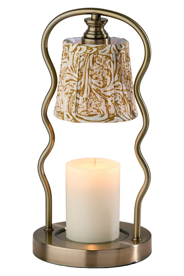 Twirl Candle Warmer Lamp, Alternate, color, ANTIQUE BRASS