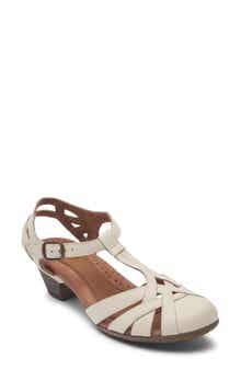 Rockport Cobb Hill Aubrey Block Heel Fisherman Sandal