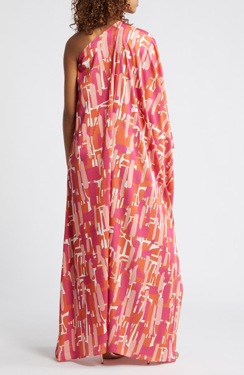 DIARRABLU Satu One-Shoulder Dress, Alternate, color, 