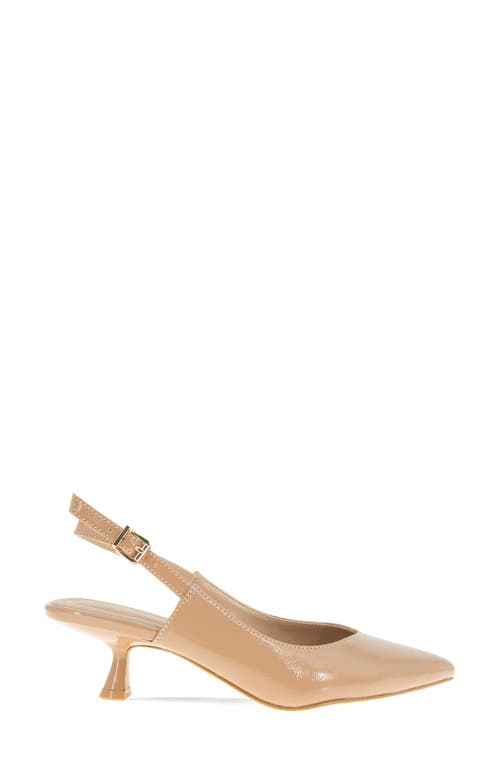 Bcbgeneration Kira Slingback Kitten Heel Pump In Brown