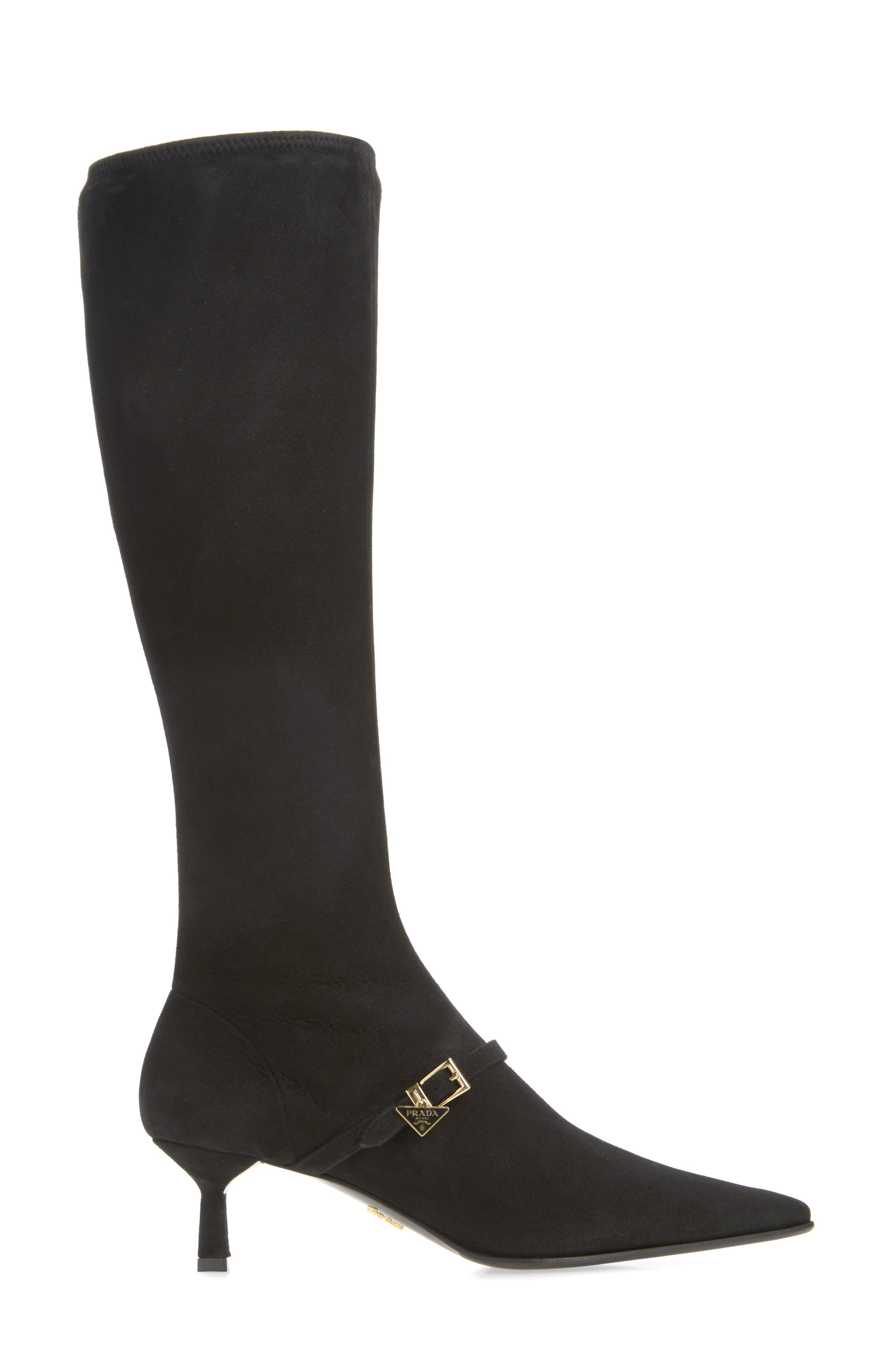 Stretch Knee High Boot, Alternate, color, NERO
