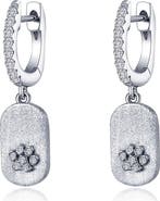 Lafonn Precious Paws Drop Huggie Hoop Earrings