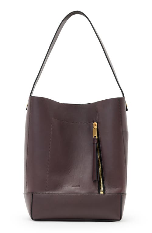 Allsaints Alba Leather Hobo Bag