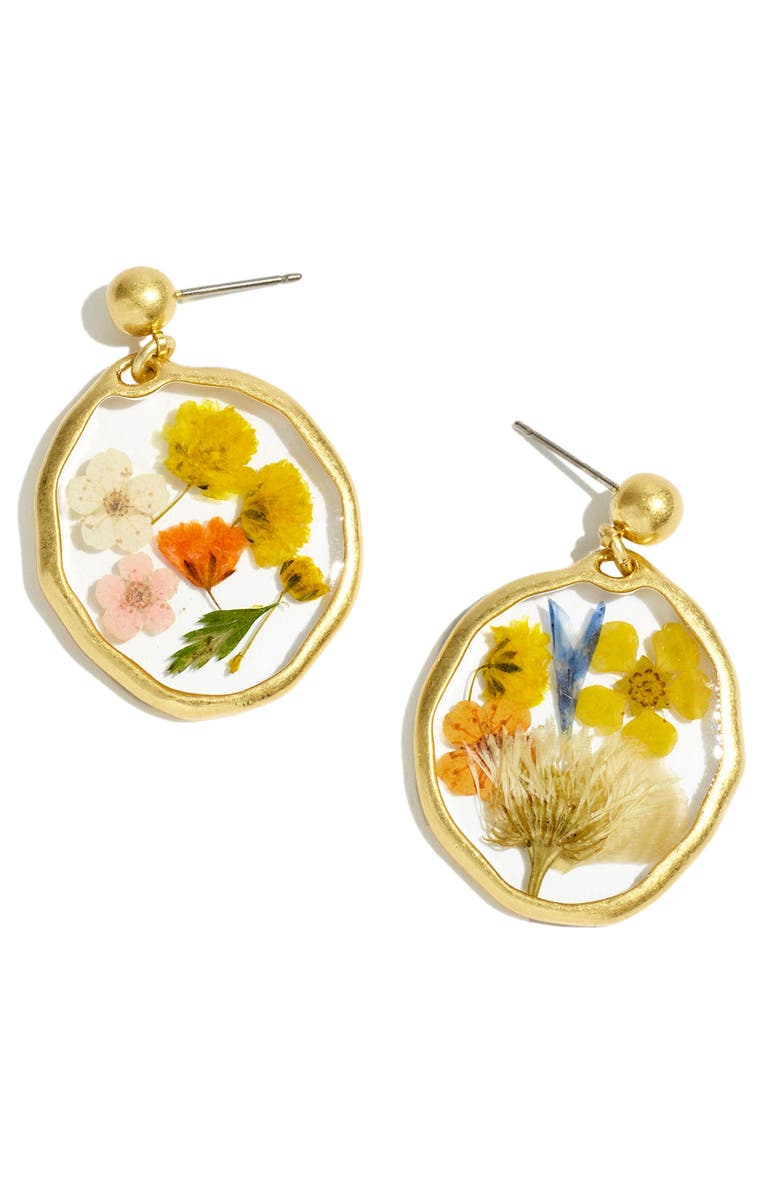 Madewell Wild Garden Drop Earrings, Main, color, 