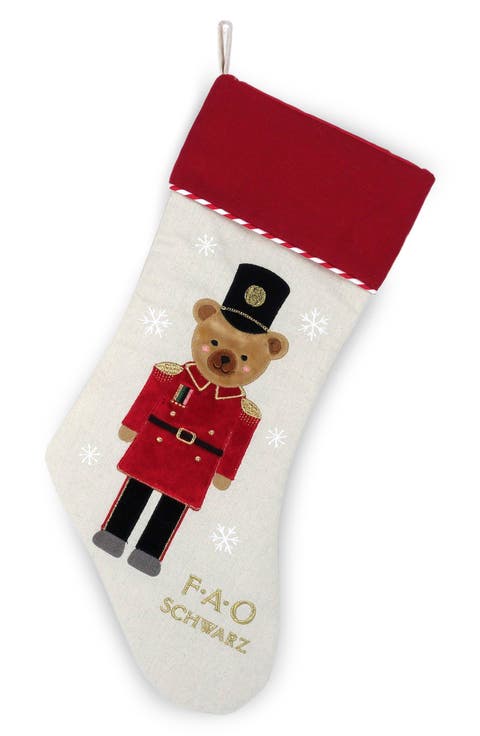 FAO Bear Christmas Stocking