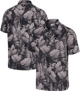 Tommy Bahama Men's Tommy Bahama Black Ohio State Buckeyes Coast Nuevo Fronds Button-Up Shirt