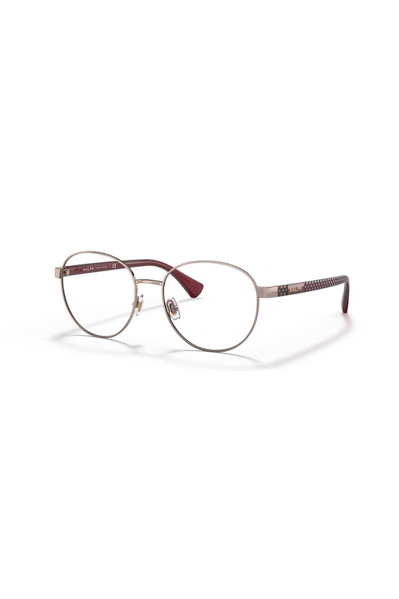 53mm Round optical glasses, Main, color, Brown